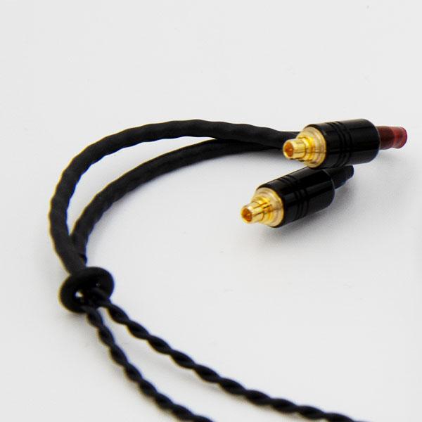 イヤホン mosa MMCX/2.5mm) e☆イヤホン・ラボ Obsidian MMCXSeP-2.5mm (イヤループ